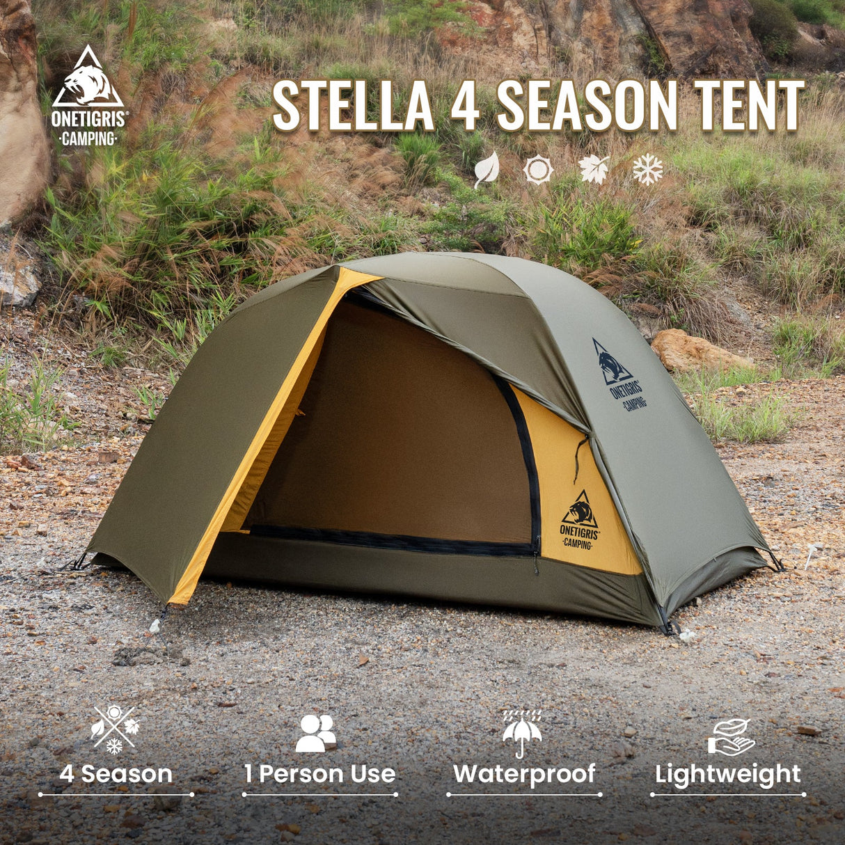 OneTigris Stella 1 Person Backpacking Tent