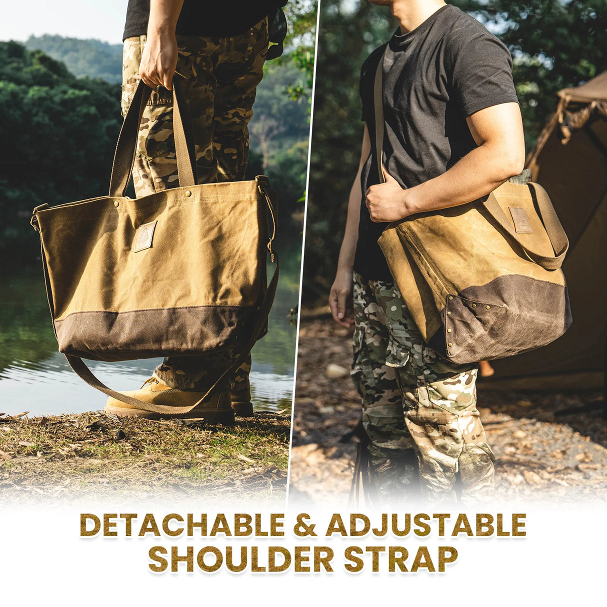 OneTigris Waxed Canvas Bag & Utility Roll