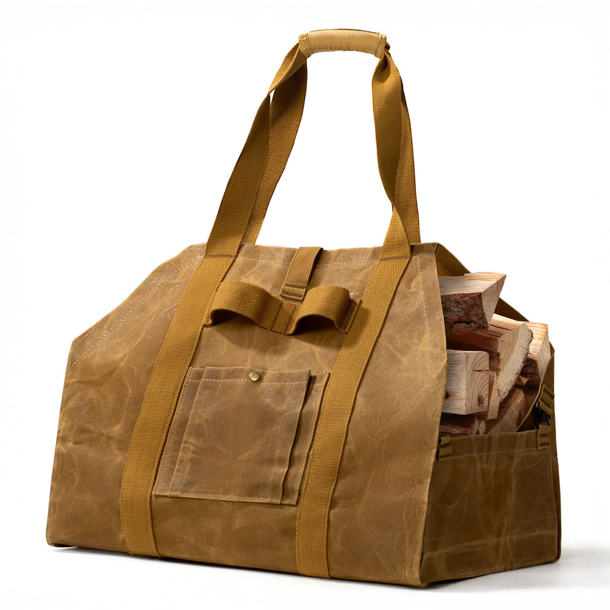 OneTigris Waxed Canvas Log Carrier