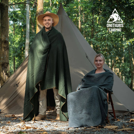 OneTigris Wool Camping Blanket