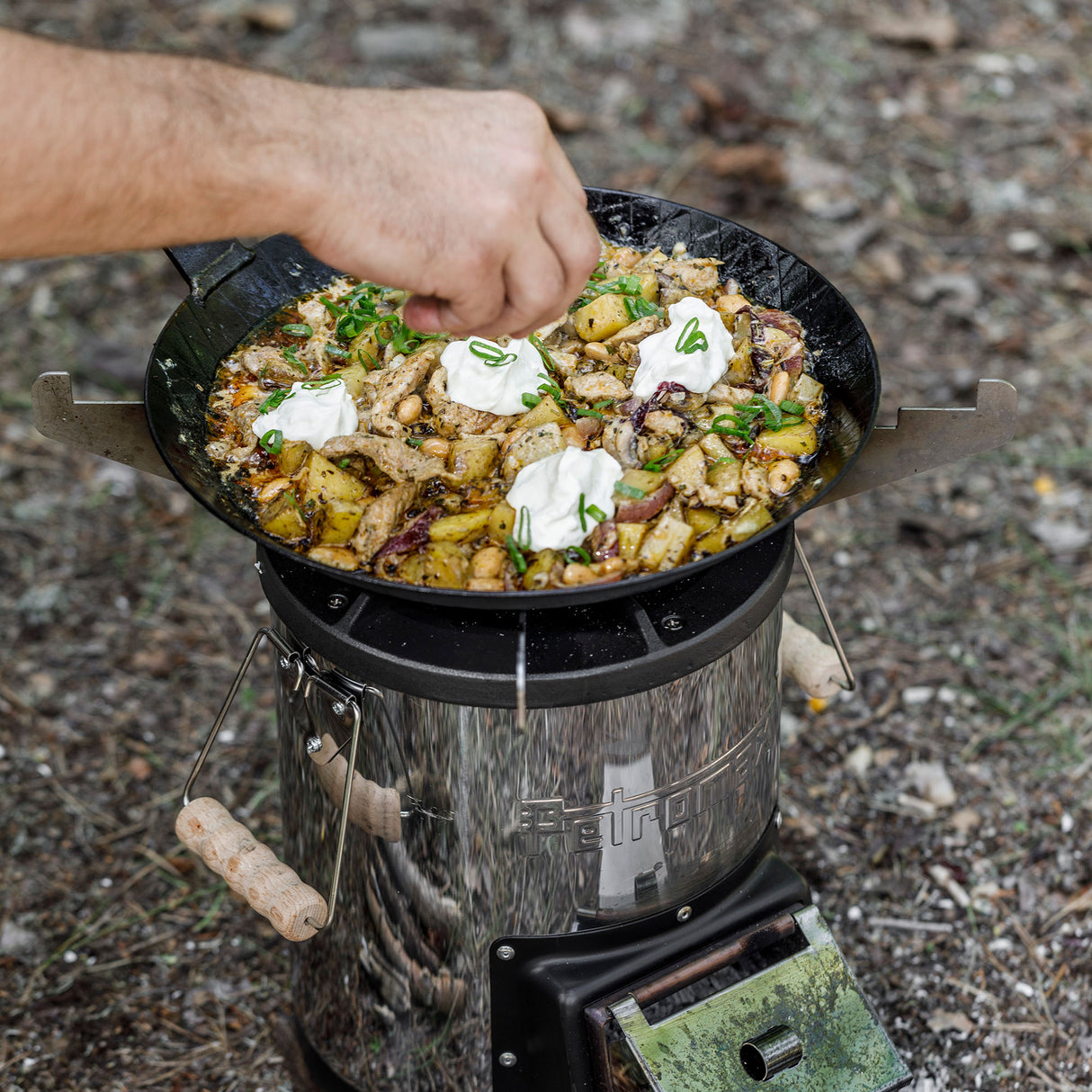 Petromax Rocket Stove Plancha Plate & Cooking Stand