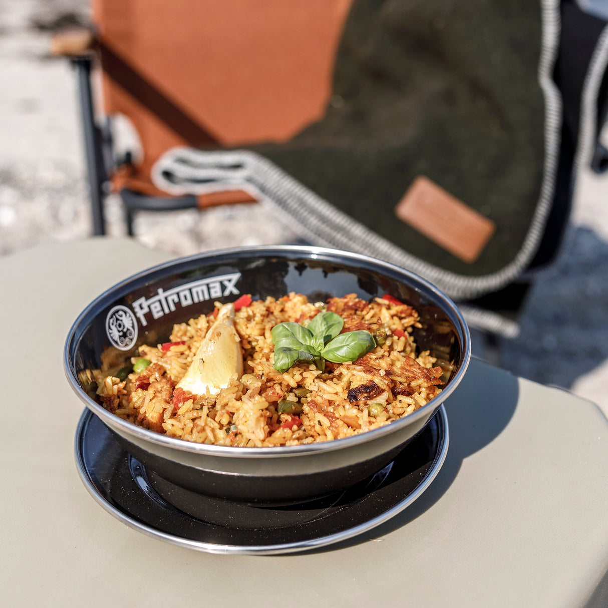 Petromax 1 Litre Enamel Bowls, Set of 2