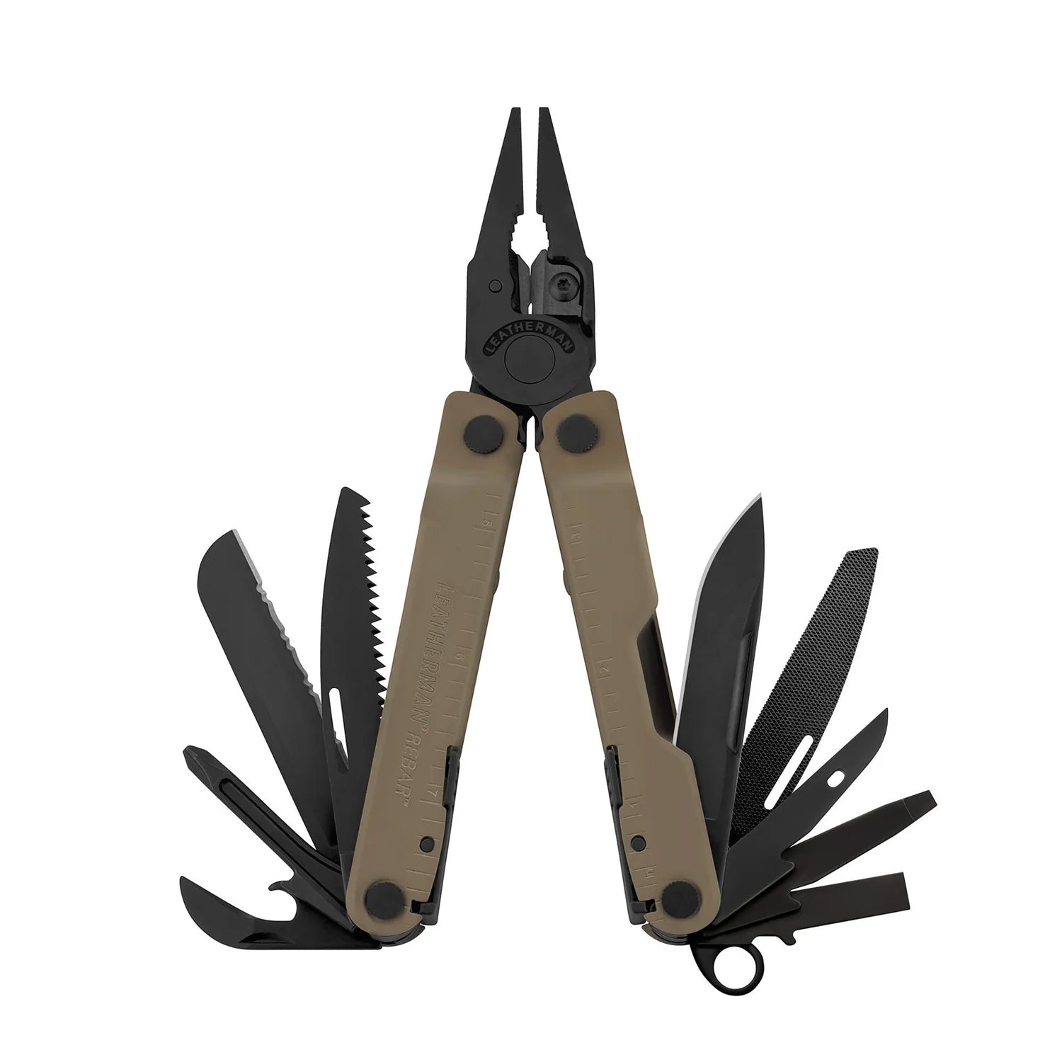 Leatherman Rebar Multi-tool with Pouch, Coyote Tan