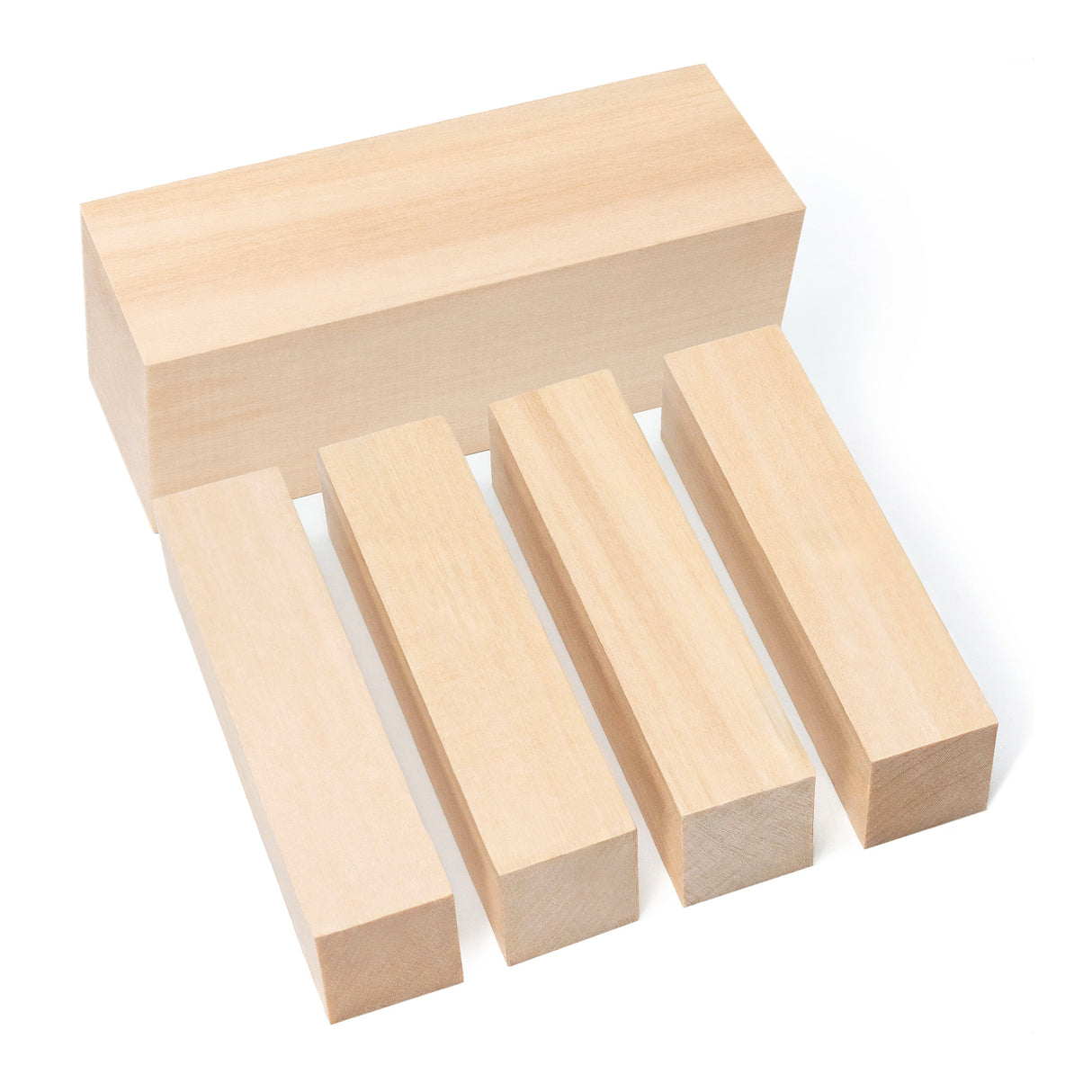 BeaverCraft Basswood Carving Blocks, Set of 5