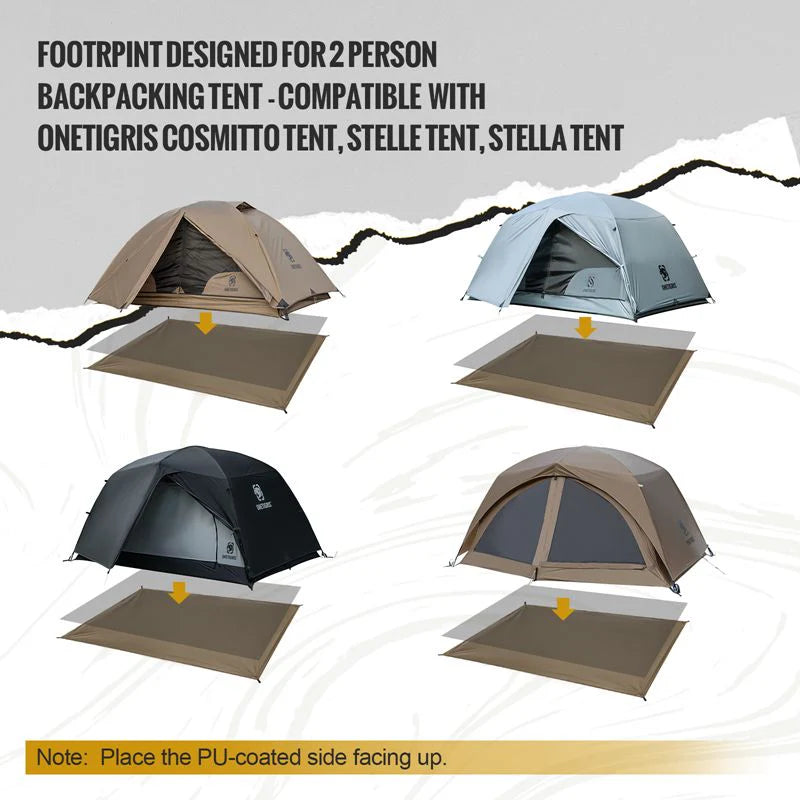 OneTigris Cosmitto & Stella 2 Person Backpacking Tent Footprint