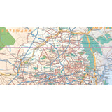 Tracks4Africa Southern Africa Wall Map, Edition 2