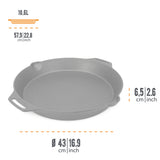Petromax Two Handled Seasoned Cast Iron Fire Skillet