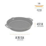 Petromax Two Handled Cast Iron Grill Skillet