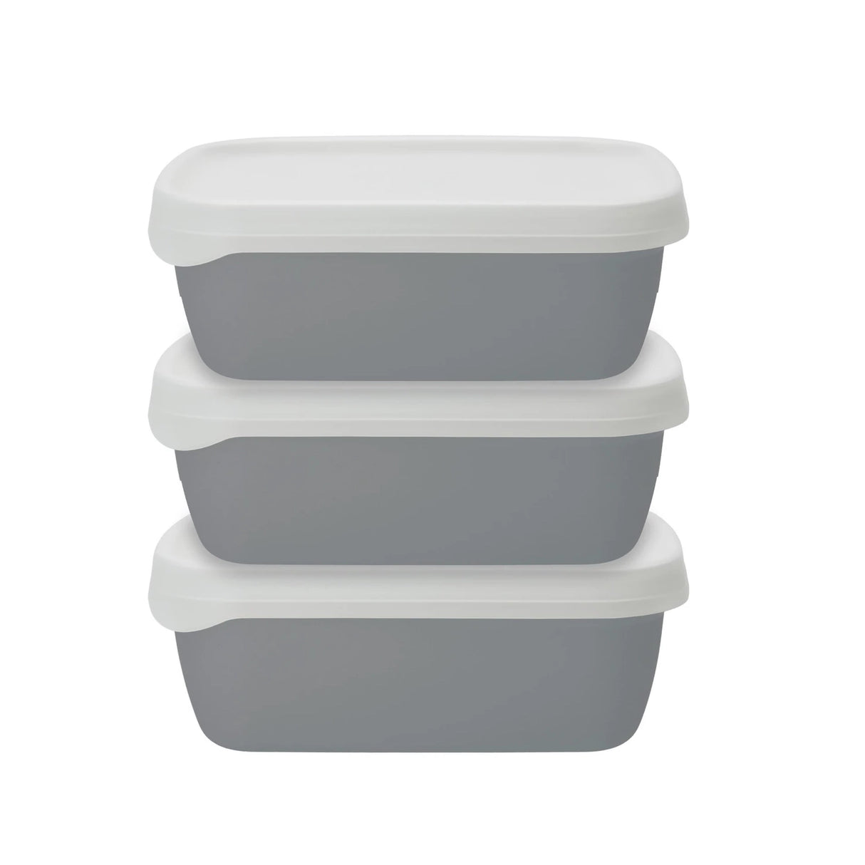 Natural Elements Eco Stackable Storage Containers, Set of 3