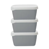 Natural Elements Eco Stackable Storage Containers, Set of 3