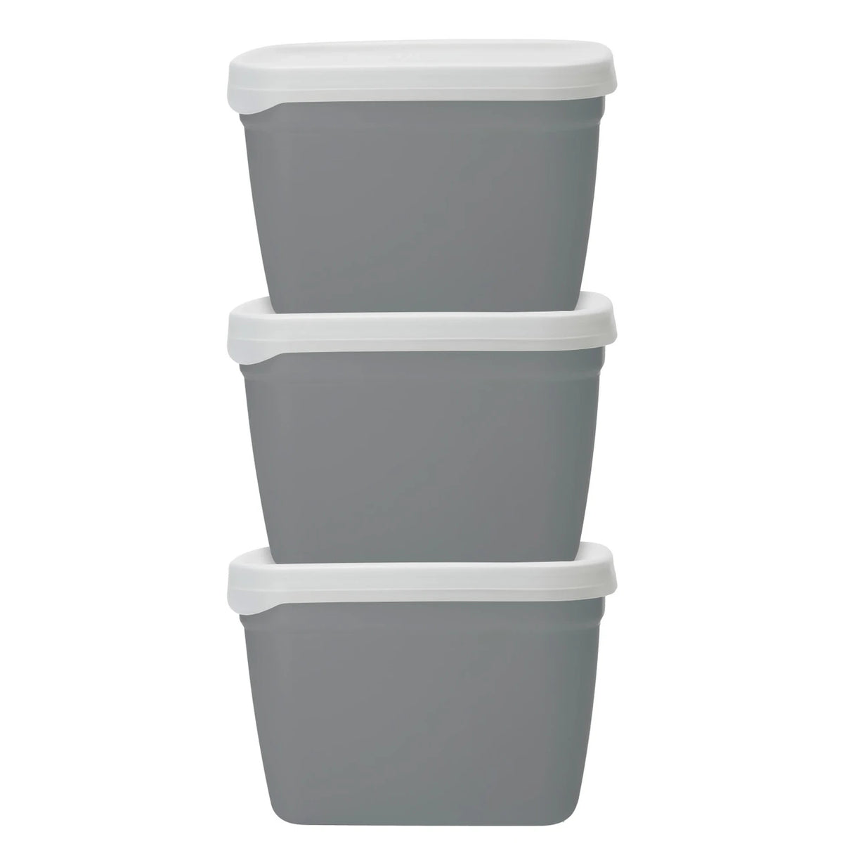 Natural Elements Eco Stackable Storage Containers, Set of 3