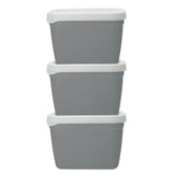 Natural Elements Eco Stackable Storage Containers, Set of 3