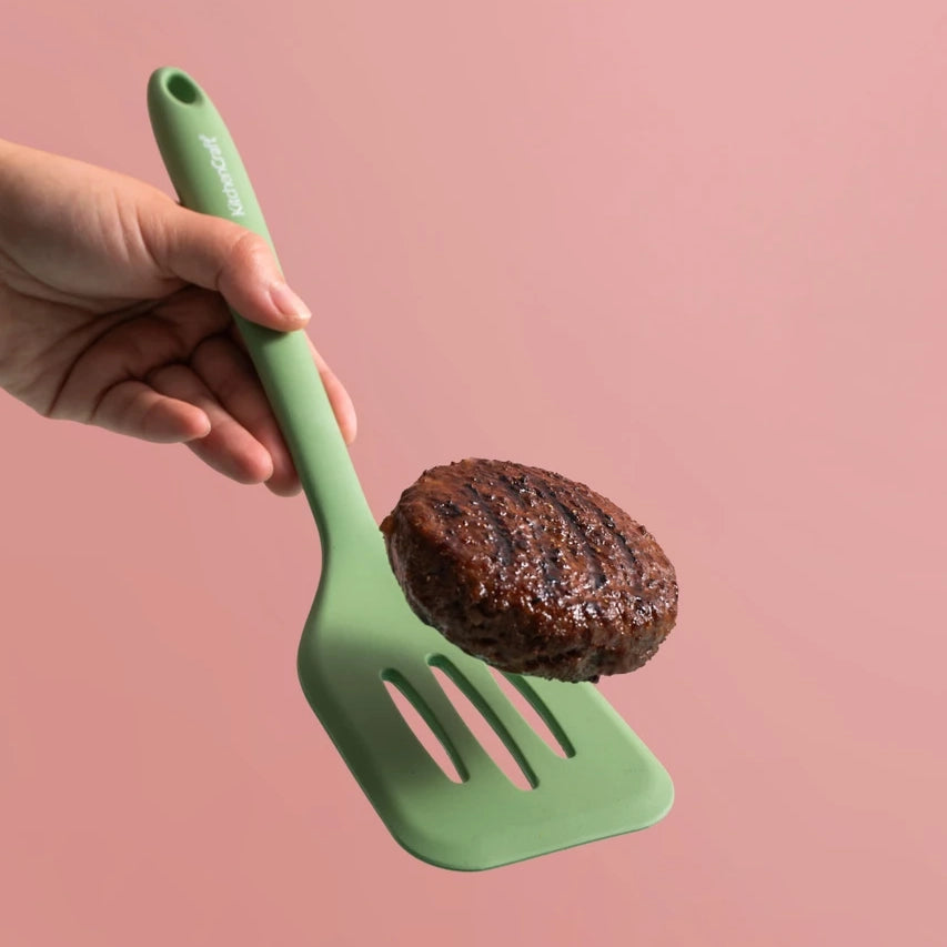 KitchenCraft Silicone Slotted Turner, 30cm