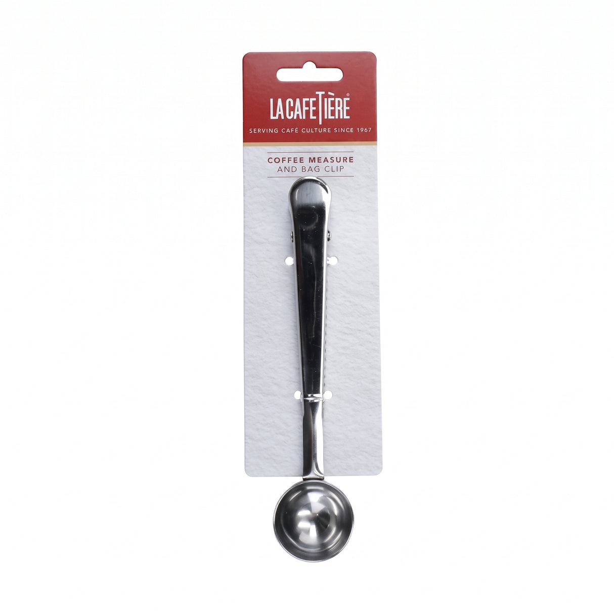 La Cafetière Stainless Steel Coffee Measure & Bag Clip