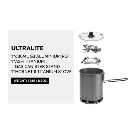 Fire Maple Petrel G3 Pot, Stand & Stove Set