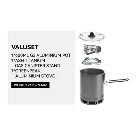 Fire Maple Petrel G3 Pot, Stand & Stove Set