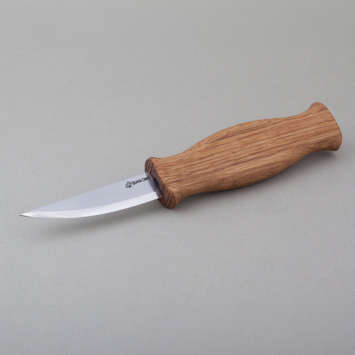 BeaverCraft C4 Sloyd Whittling Knife with Oak Handle