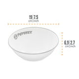 Petromax 1 Litre Enamel Bowls, Set of 2