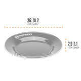 Petromax 26cm Enamel Dinner Plates, Set of 2