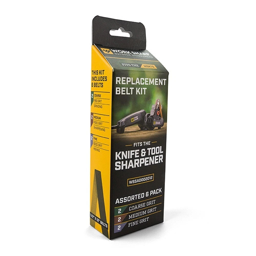 Standard Replacement Belt Kit for Mk. 2 Sharpener, Pack of 6