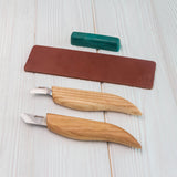 BeaverCraft 4 Piece Beginner Chip Carving Knife Set