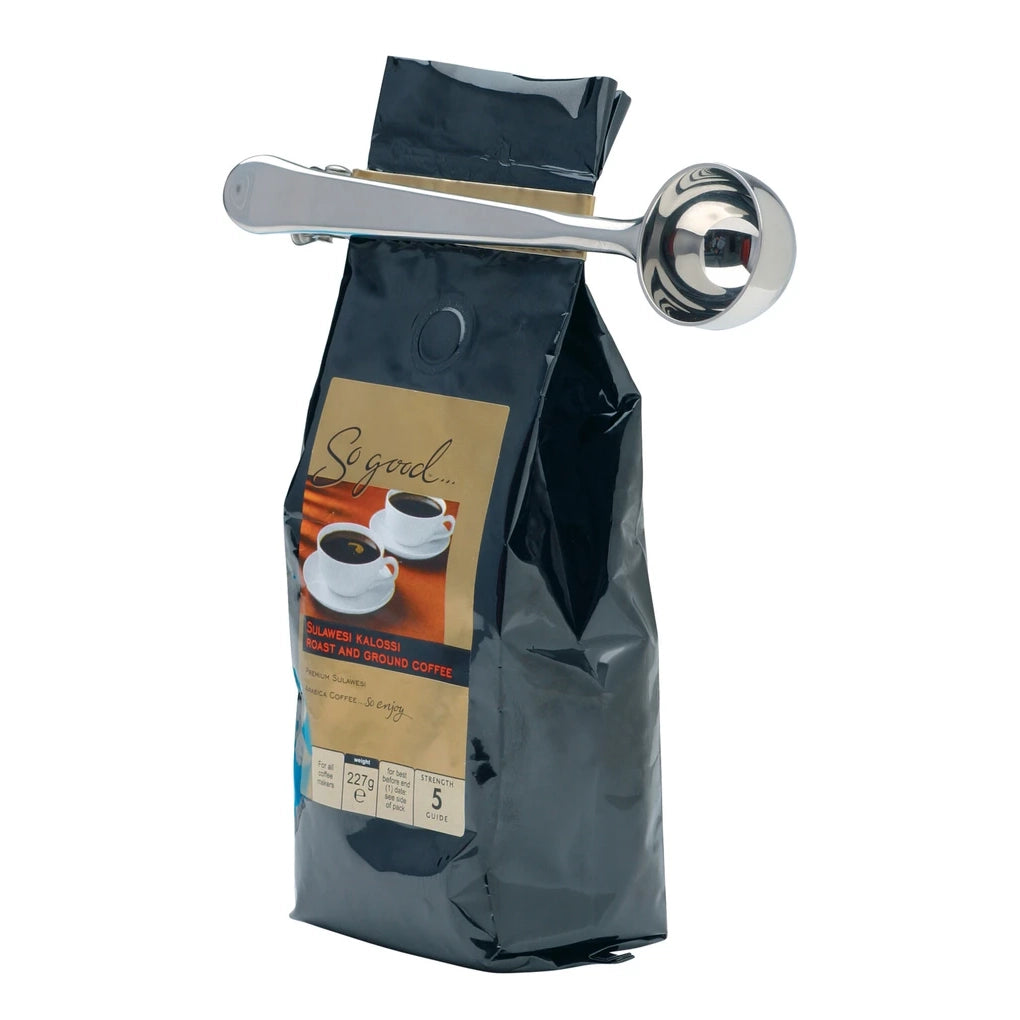 La Cafetière Stainless Steel Coffee Measure & Bag Clip