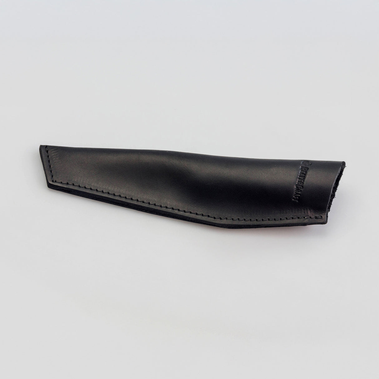 BeaverCraft Leather Sheath for Barrel Handled Whittling Knife