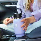 Hydro Flask Wide Mouth 32oz Travel Bottle with Straw Cap, 946ml