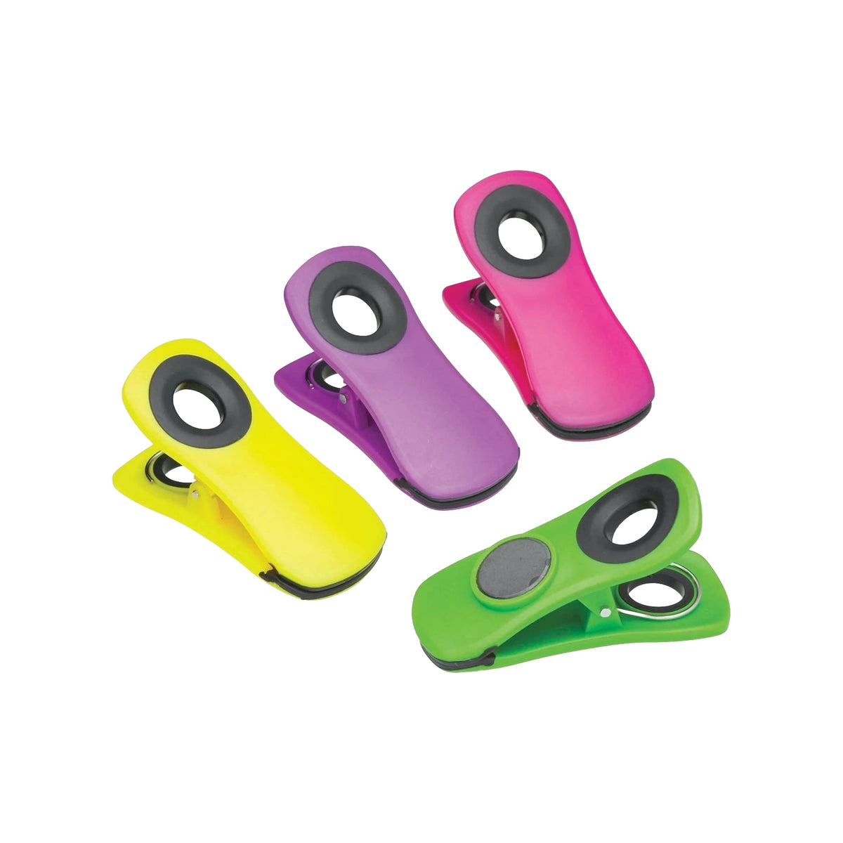 KitchenCraft Magnetic Bag Clips, Set of 4