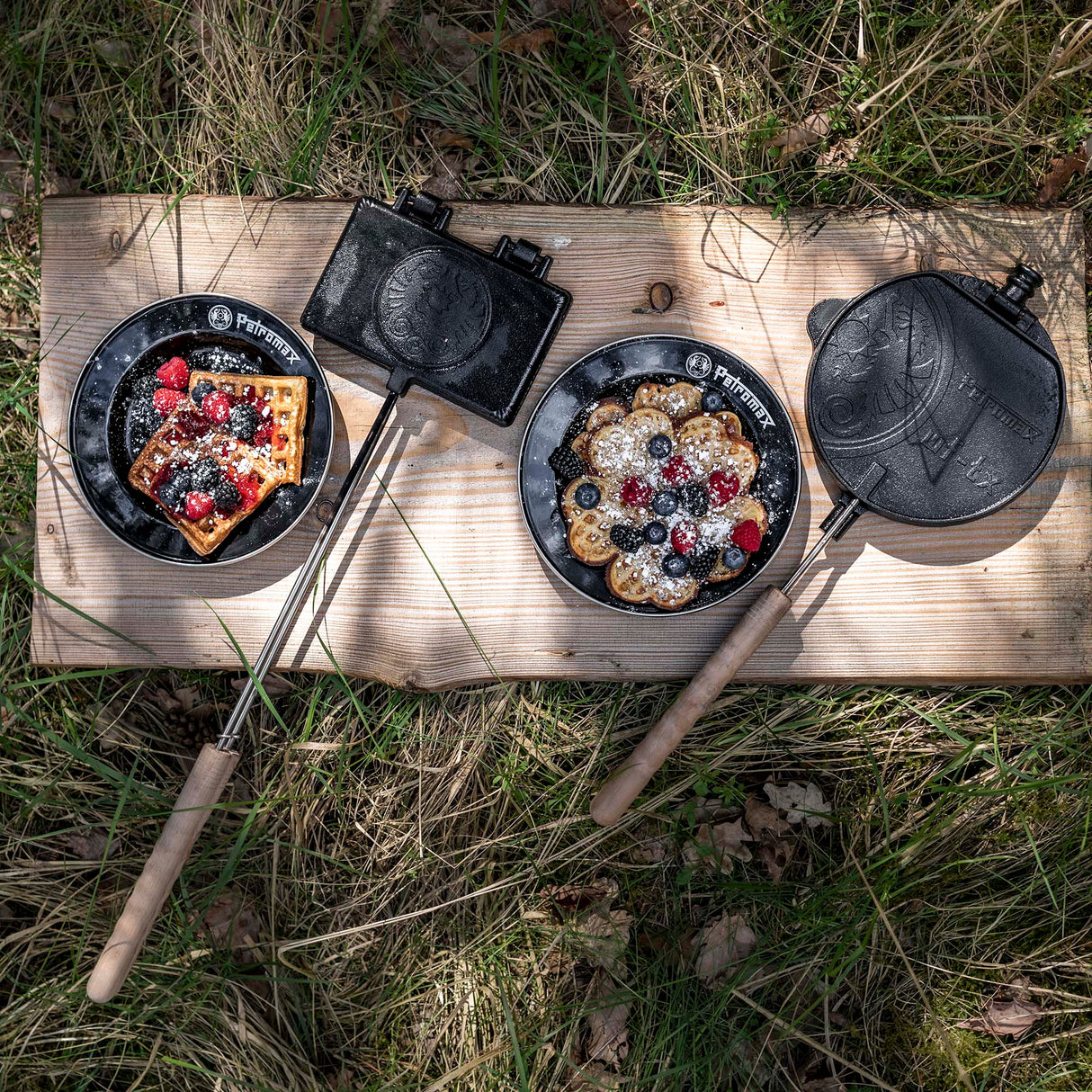 Petromax Cast Iron Dual Waffle Iron