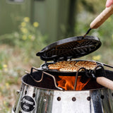 Petromax Cast Iron Rotating Waffle Iron with Stand