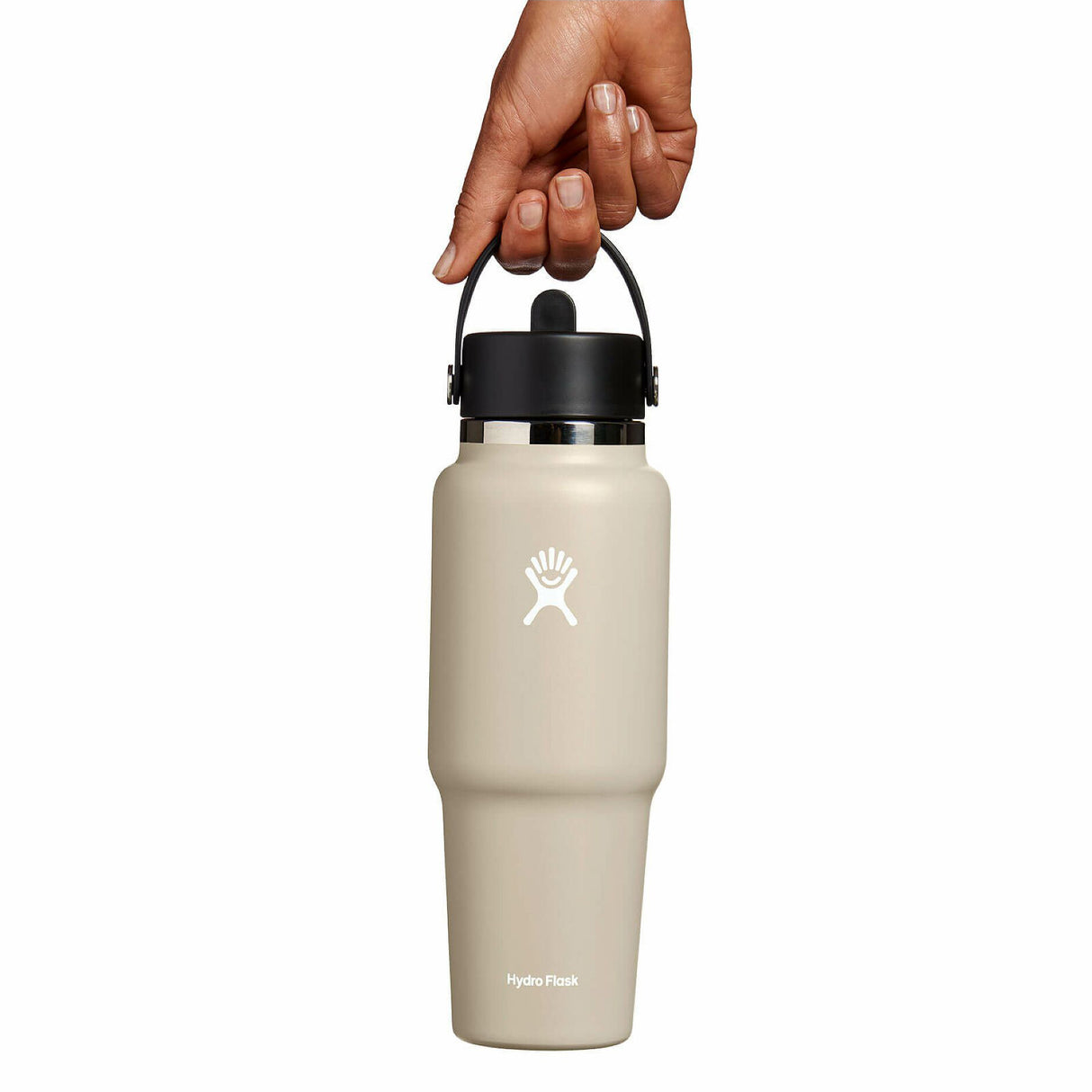 Hydro Flask Wide Mouth 32oz Travel Bottle with Straw Cap, 946ml