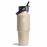 Hydro Flask Wide Mouth 32oz Travel Bottle with Straw Cap, 946ml