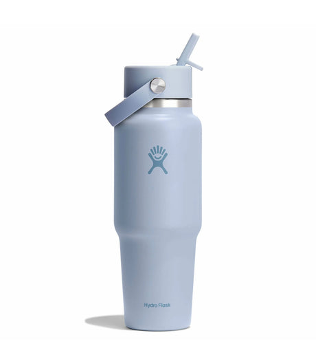 Hydro Flask Wide Mouth 32oz Travel Bottle with Straw Cap, 946ml