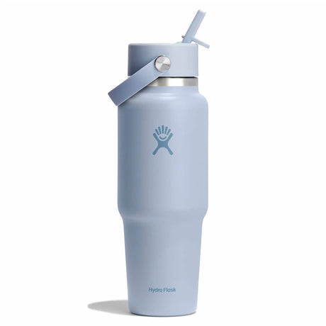 Hydro Flask Wide Mouth 32oz Travel Bottle with Straw Cap, 946ml