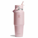 Hydro Flask Wide Mouth 32oz Travel Bottle with Straw Cap, 946ml